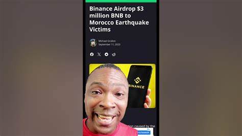 Binance Charity's $3M aid for Morocco