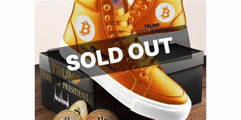 Trump’s Bitcoin sneakers are already on eBay for $2,500 - Cointelegraph