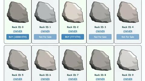 What are Ether Rocks? Meet the NFT Digital Rocks Craze - CryptoPotato