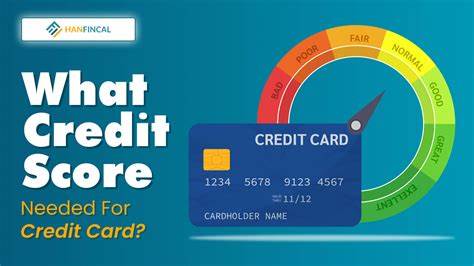 What credit score do you need for a credit card?