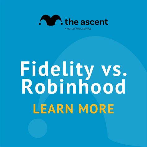 Fidelity vs. Robinhood: Which Broker Is Right for You? - The Motley Fool