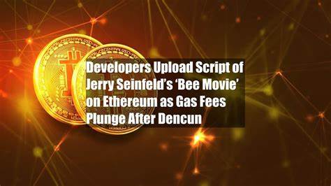 Developers Upload Script of Jerry Seinfeld’s ‘Bee Movie’ on Ethereum as Gas Fees Plunge After Dencun - CoinDesk