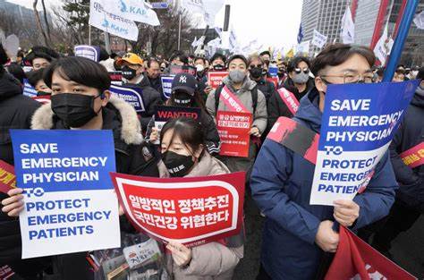 South Korean doctors hold massive anti-government rally over medical school recruitment plan